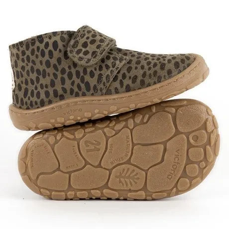 Victoria - Bosco Leopard Boots | Khaki