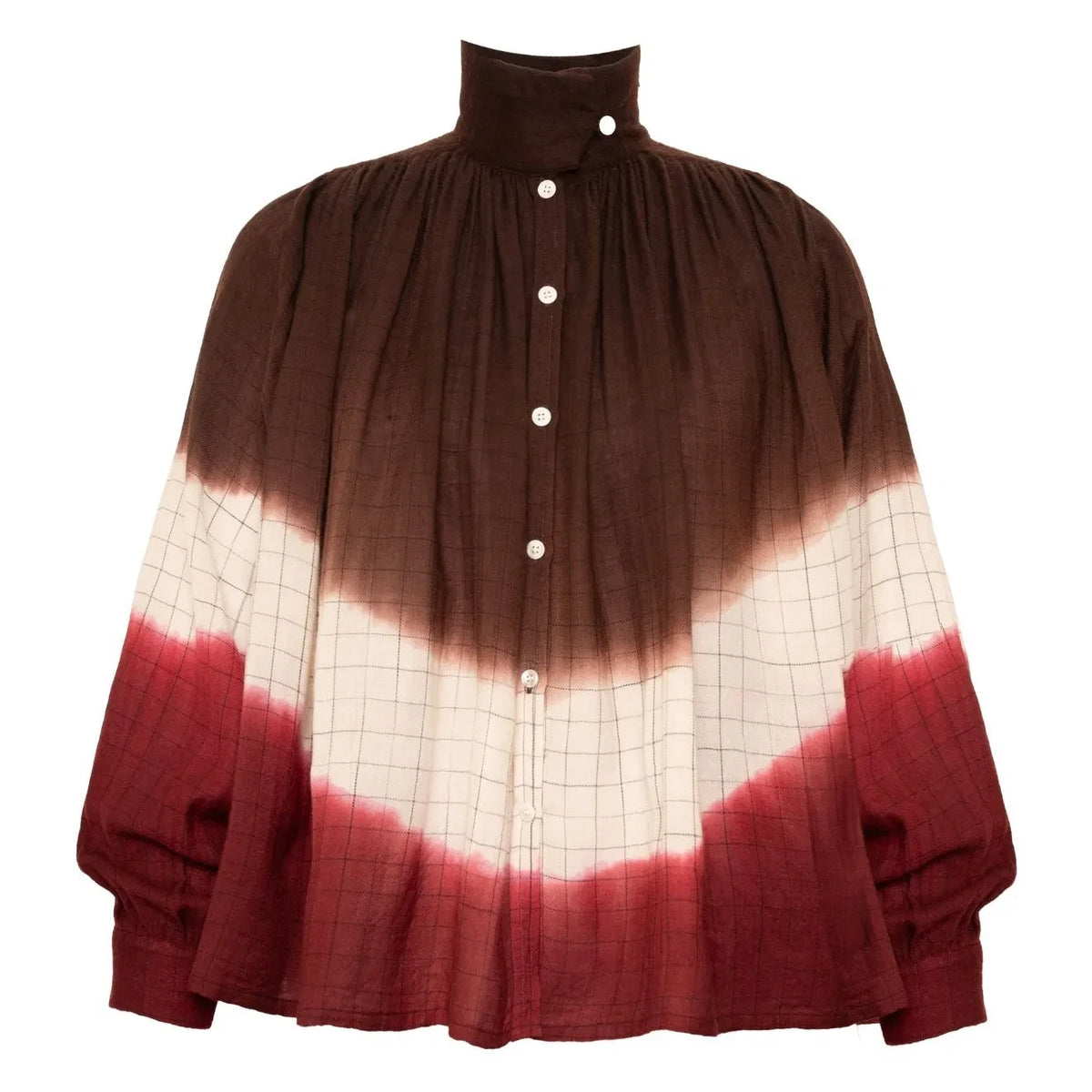 Virginie de Vinster - Marius Laine Blouse | Garnet