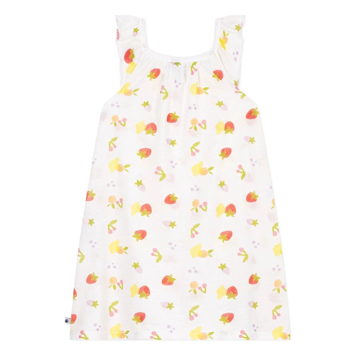 Petit Bateau - Fruit-patterned Nightgown | Ecru