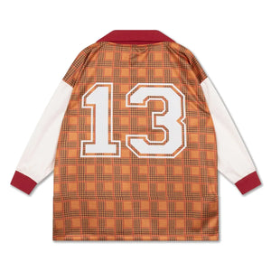Repose AMS - Tartan Sports Jersey | Orange