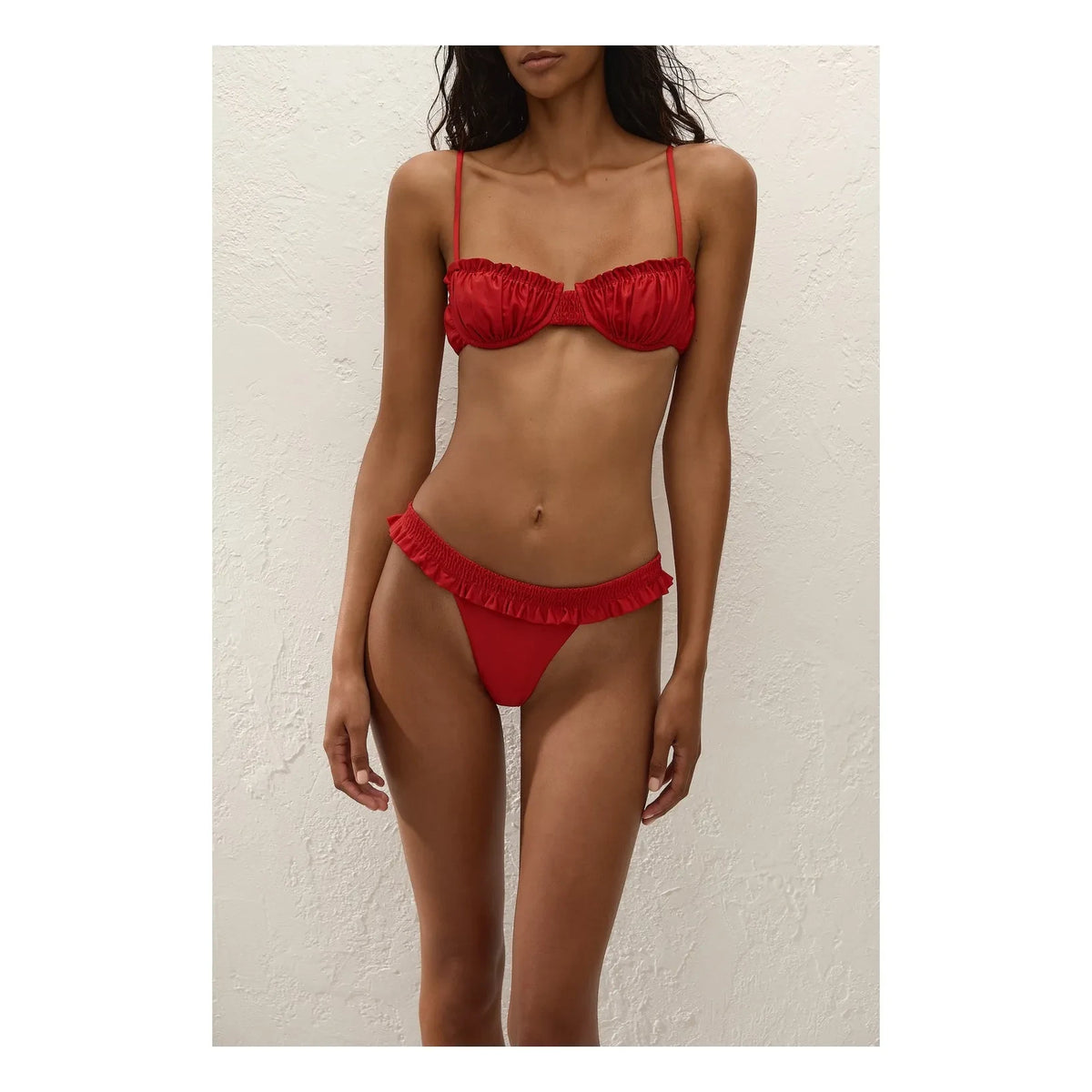 Faithfull the Brand - Alma swimsuit bottoms | Red