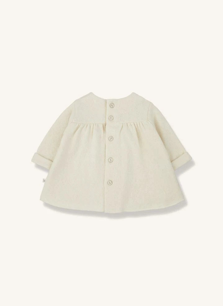 1+ in the family - Isona Fleece Dress | Ecru