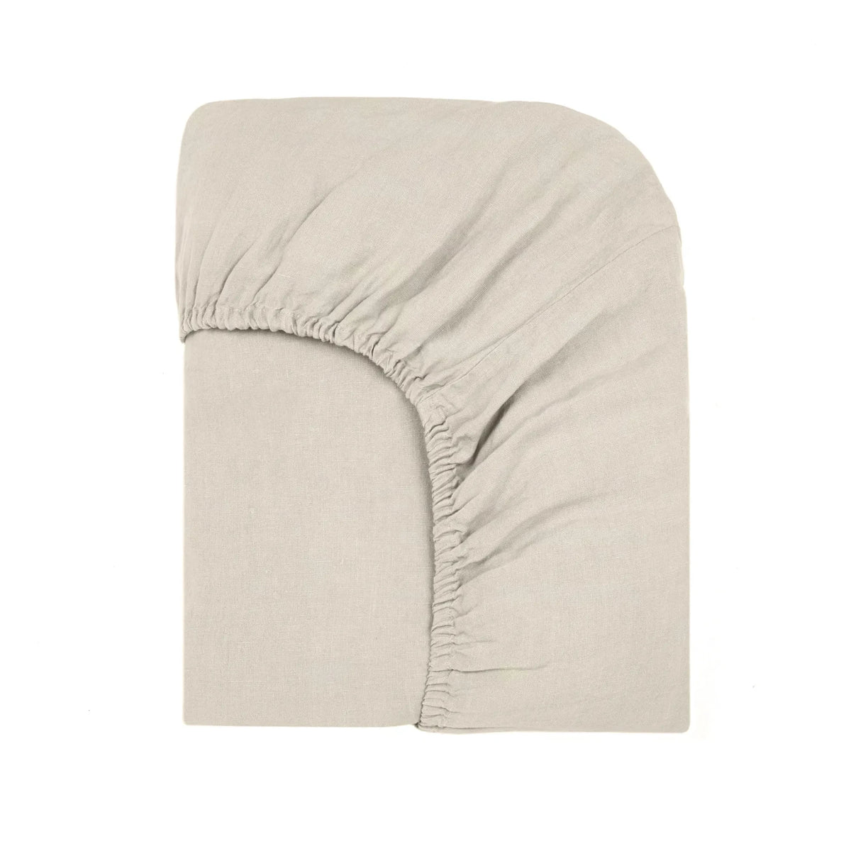 Community of Property - Washed Linen Fitted Sheet | Natural