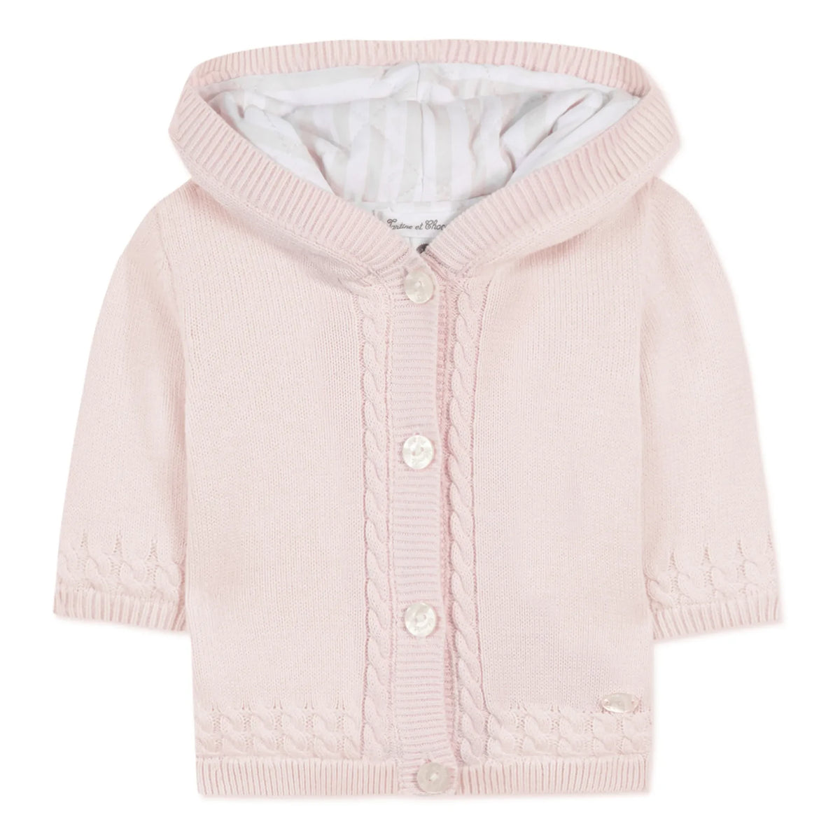Tartine et Chocolat - Knit Jacket | Light Pink