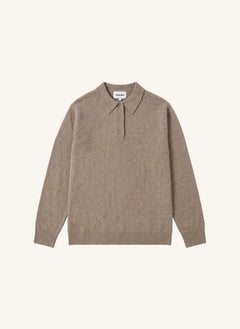 Smallable Man - Chopin Merino Wool Turtleneck Sweater | Taupe Brown
