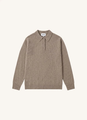 Smallable Man - Chopin Merino Wool Turtleneck Sweater | Taupe Brown