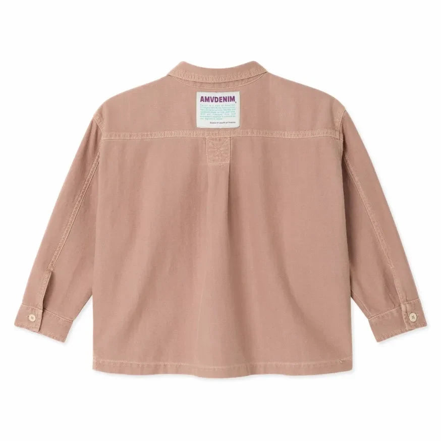 American Vintage - Lofway Denim Shirt | Marled pink