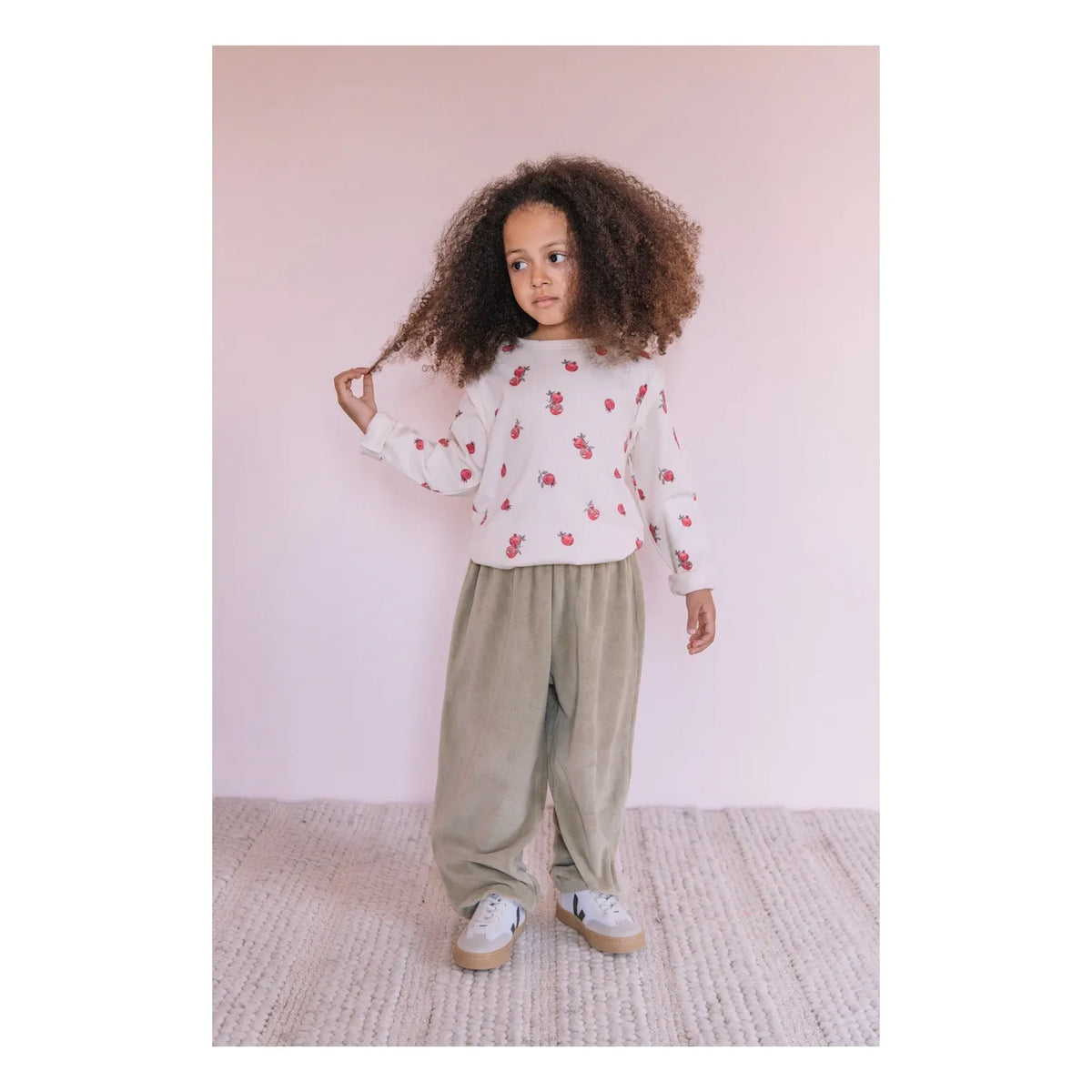 Studio Bohème - Lala Grenades Organic Cotton T-shirt | Ecru