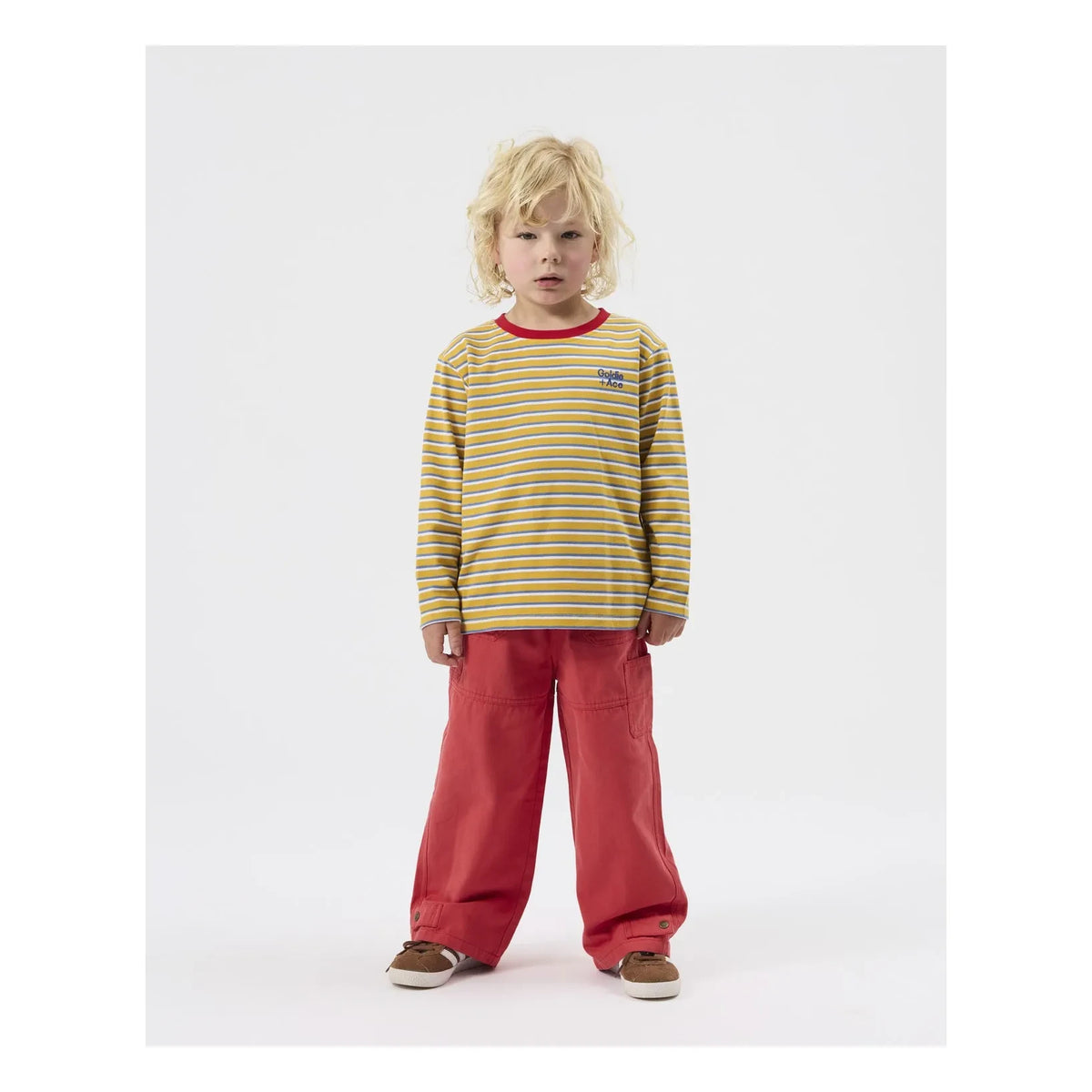 Goldie + Ace - Cargo Jeans | Red