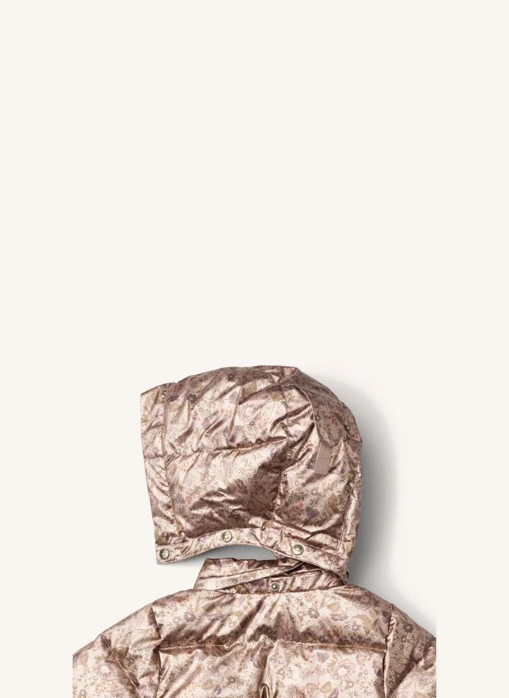 Wheat - Eli Fleurie Padded Jacket Made from Recycled Fibers | Rose Gold
