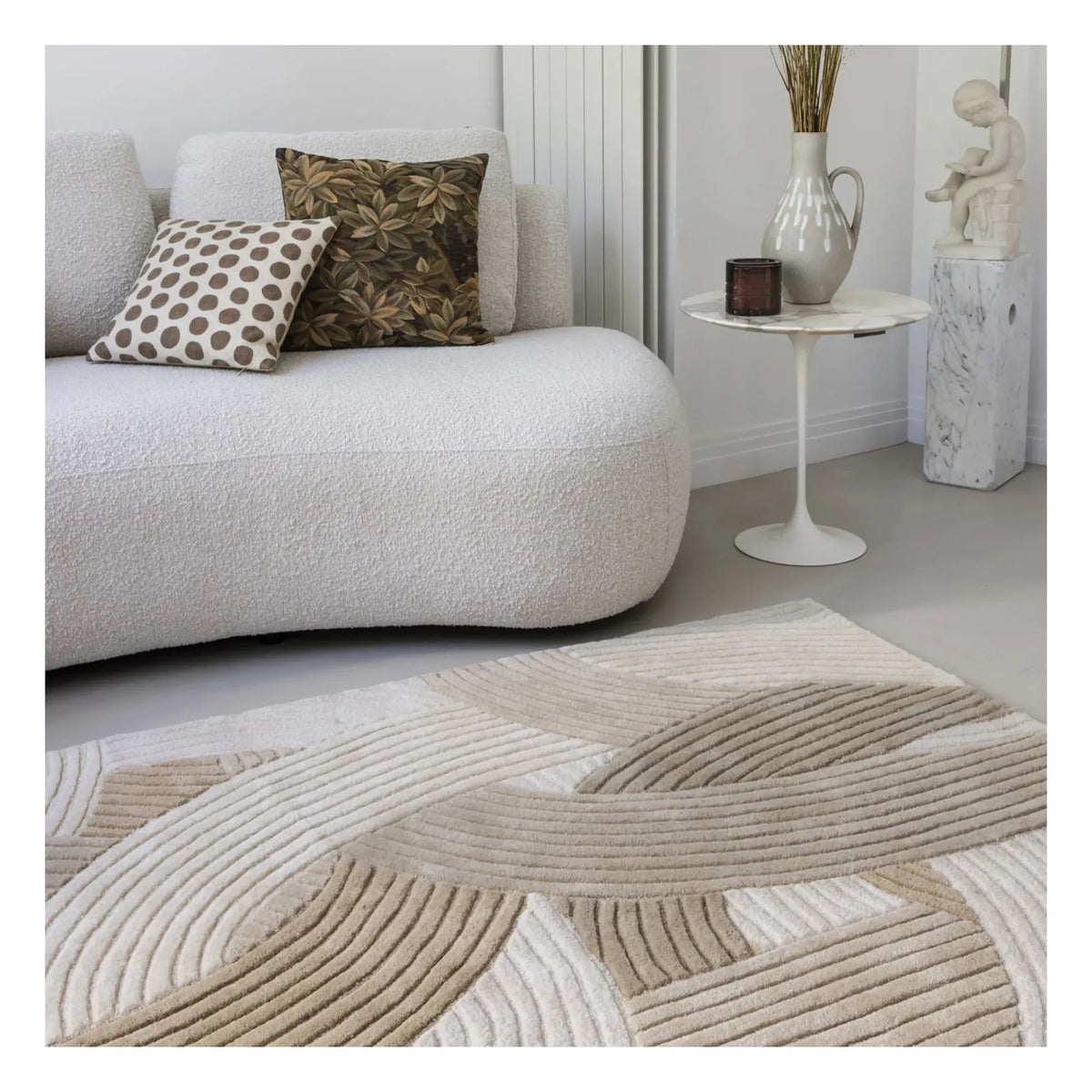 Edito - Canopée Wool Rug | Beige