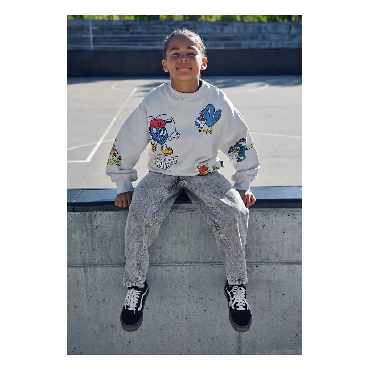 Molo - Monti New Adventures Organic Cotton Sweater | White