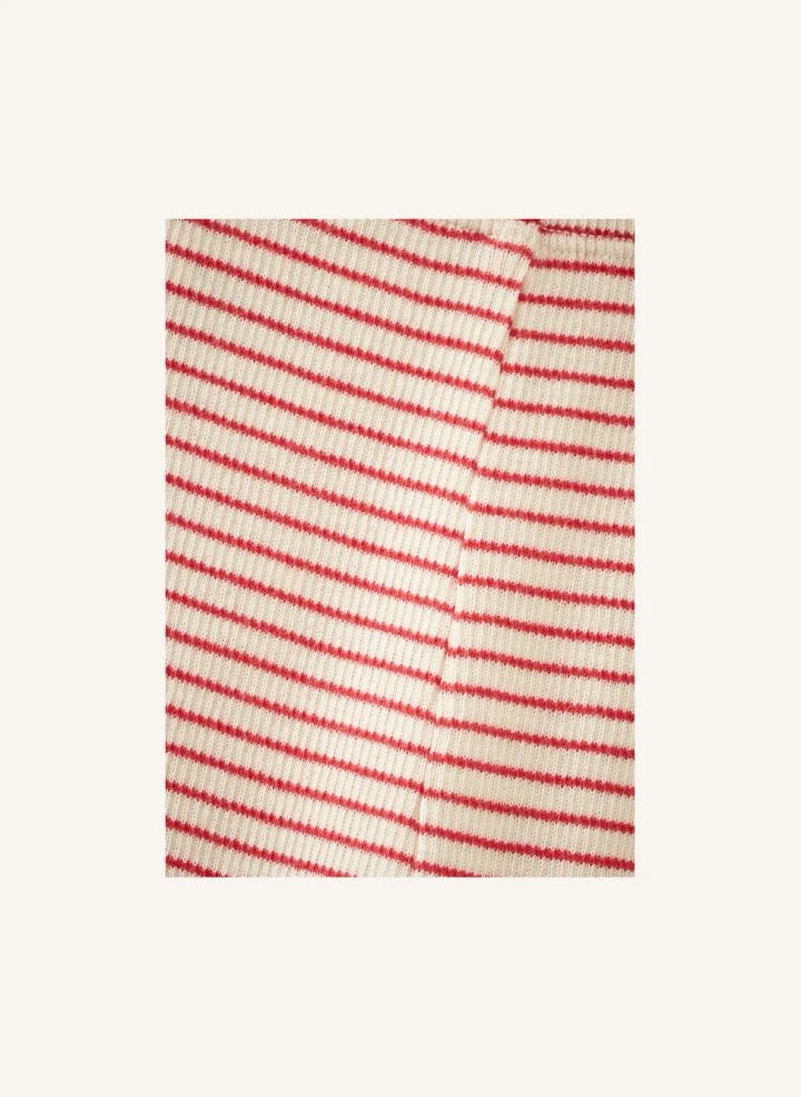 Caramel - Judd Striped Leggings | Red
