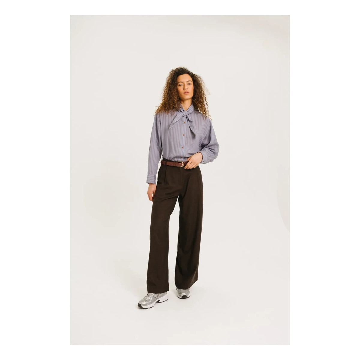 Sacrécoeur - Charlie scarf blouse | Purple