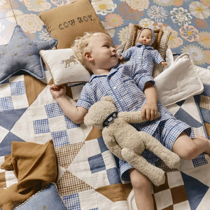 Editions Aimable - Pio pajama | Blue Vichy Cotton