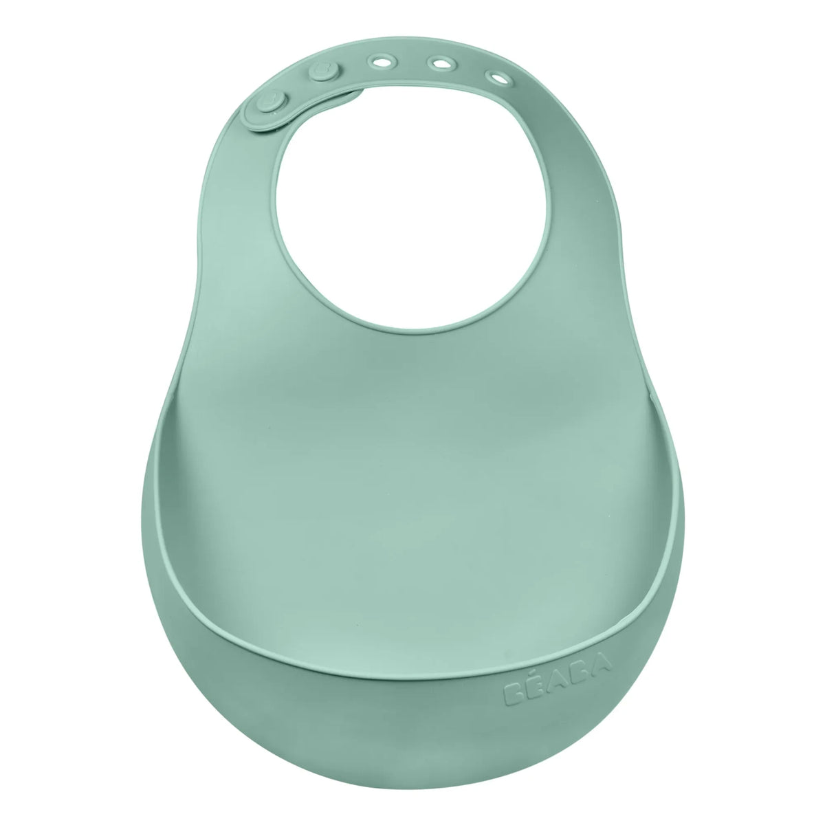 Béaba - Silicone Baby Bib | Sage
