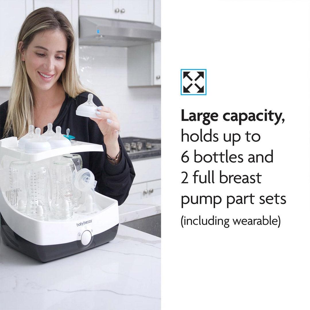 Baby Brezza Superfast Steriliser Dryer - Black & White-Sterilisers-Black & White- | Natural Baby Shower