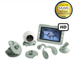 babymoov YOO Go Plus 5" HD Video Monitor - Green-Baby Monitors-Green- | Natural Baby Shower