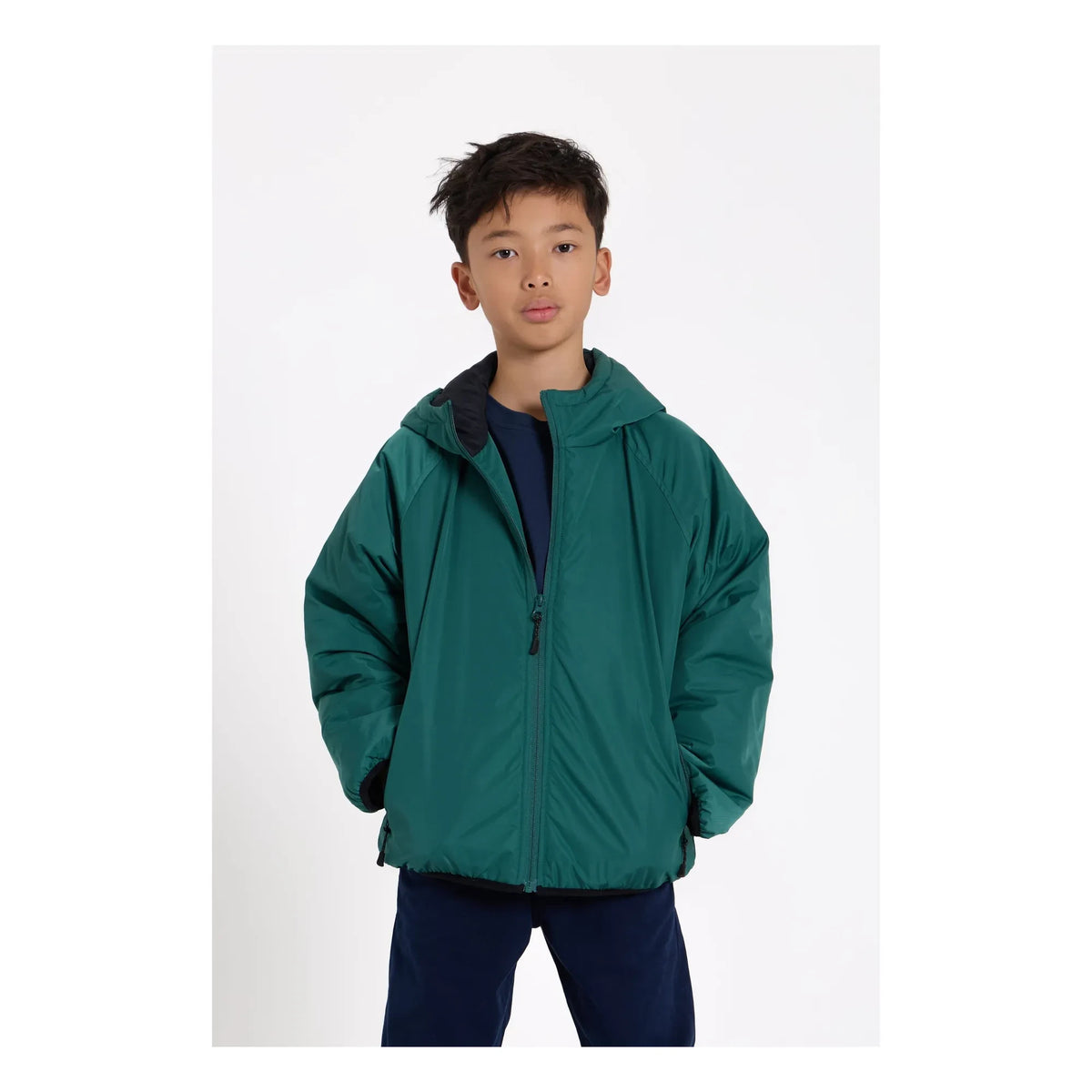 Smallable Kid - Hardy Water-Resistant Jacket | Forest Green