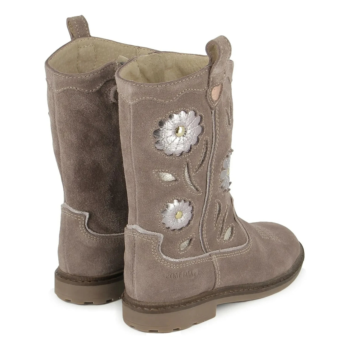 Pom d'Api - Sister Wendy Flo Velvet Boots | Dusty Pink