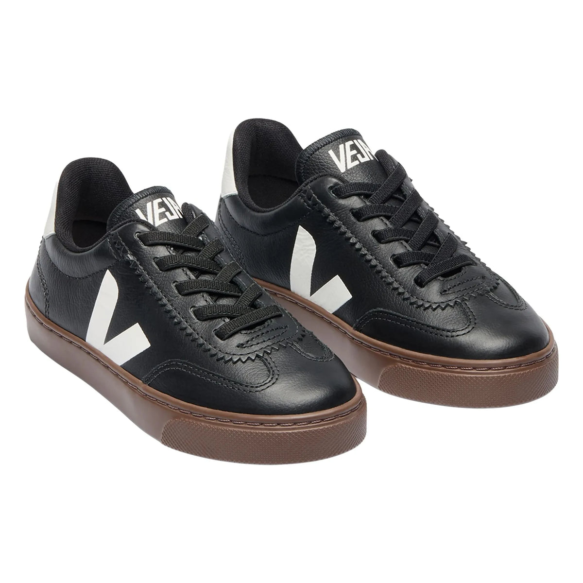 Veja - O.T. Leather Volleyball Lace-Up Sneakers | Black