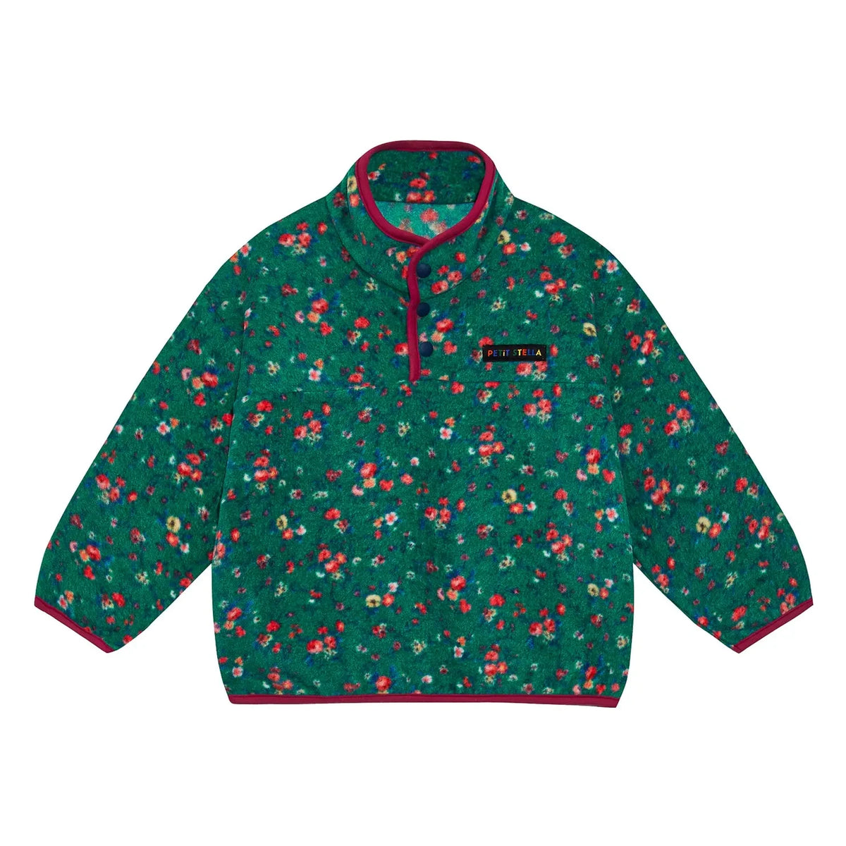 Petit Stella - Floral Fleece Set | Green