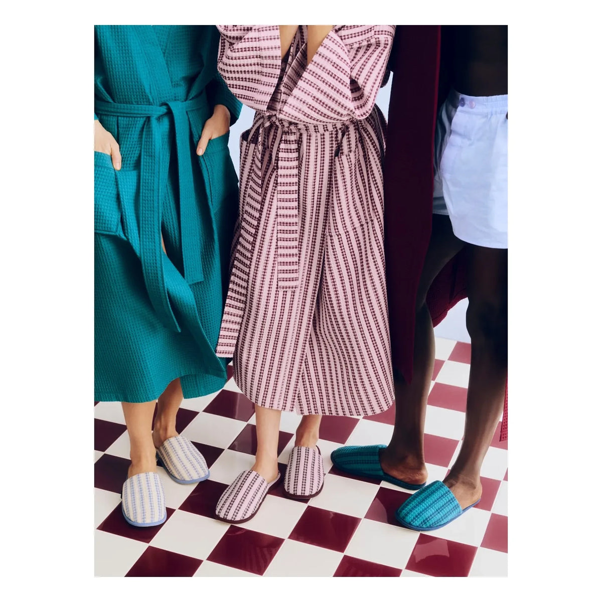 Hay - Waffle Bathrobe | Pink