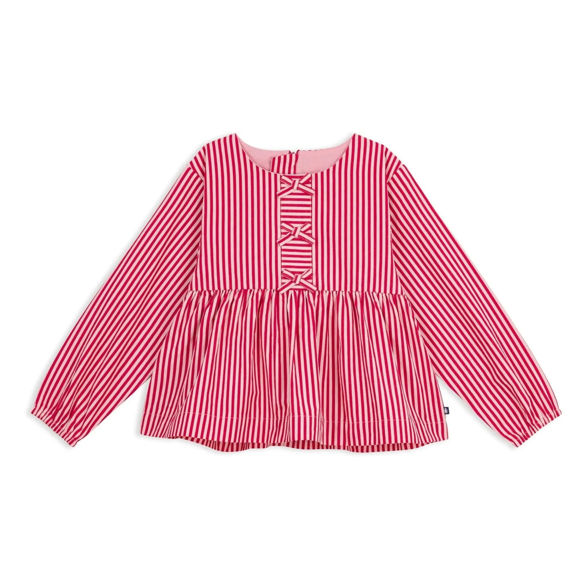 Petit Bateau - Striped Organic Cotton Blouse | Pink