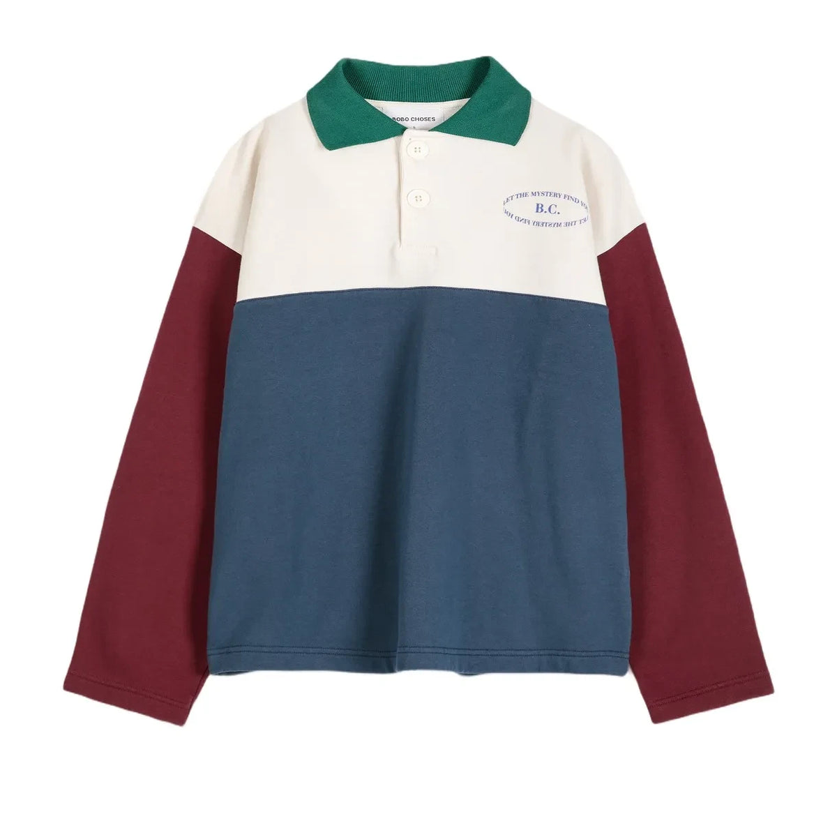 Bobo Choses - Mystery BC Cotton polo shirt | Ecru