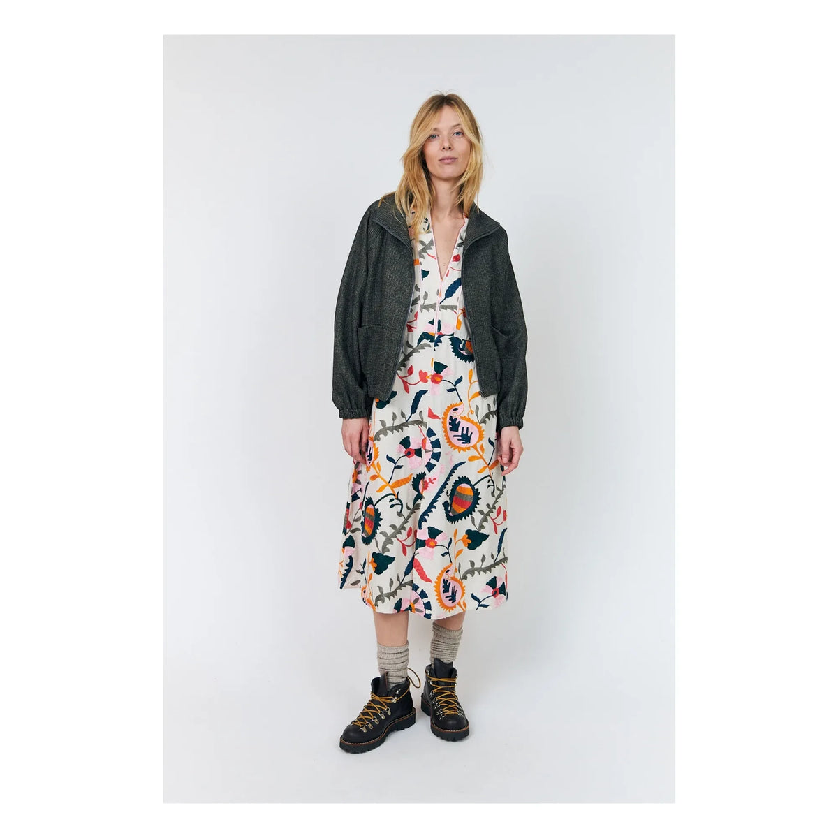 Lollys Laundry - Maell Wool Blouse | Mocha