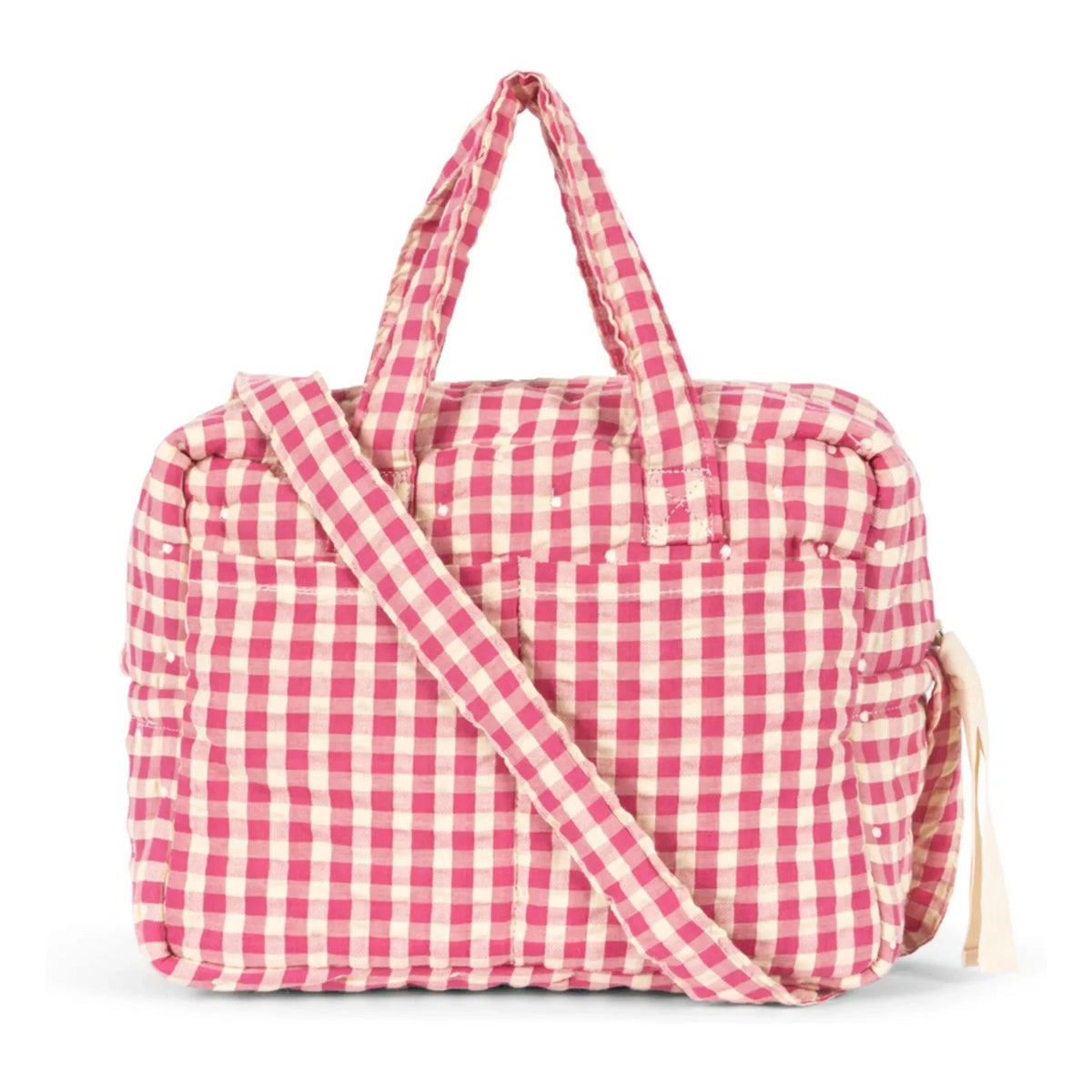 Konges Sløjd - Vichy baby changing bag | Pink
