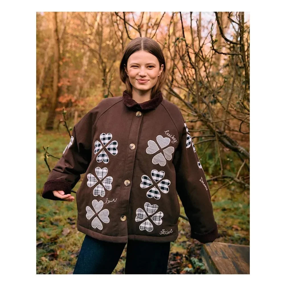 SISSEL EDELBO - Lillibeth Organic Cotton Jacket | Brown