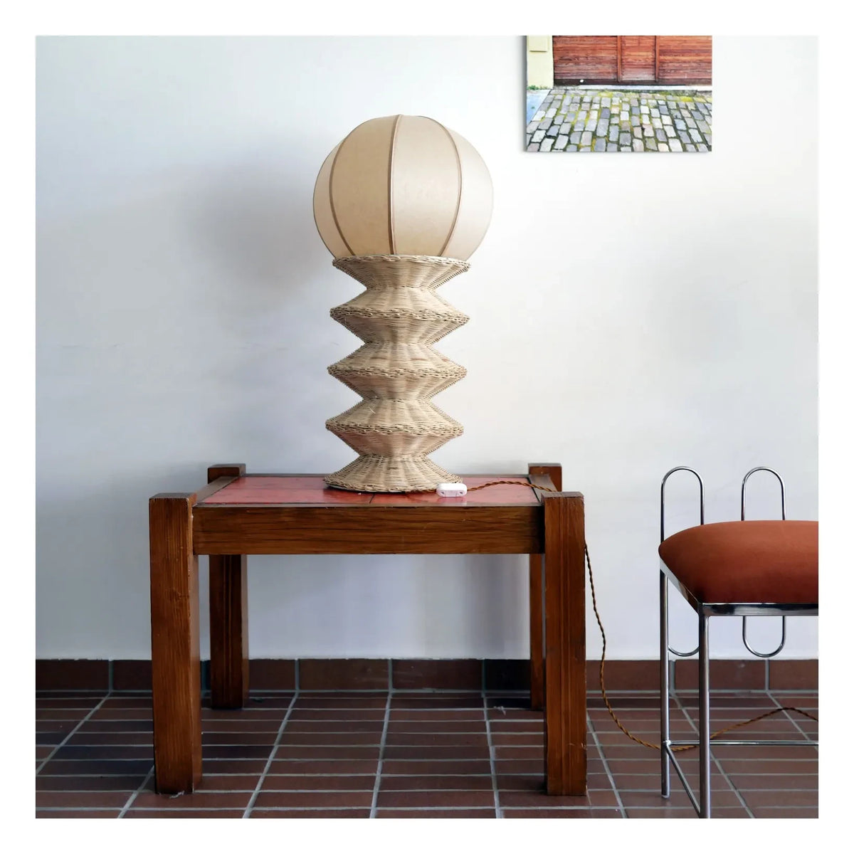 Honoré - Bilba Rattan Table Lamp | Natural