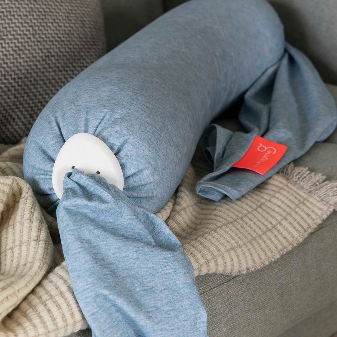 bbhugme Nursing Pillow Sleeve - Blue Melange-Nursing Pillow Covers- | Natural Baby Shower