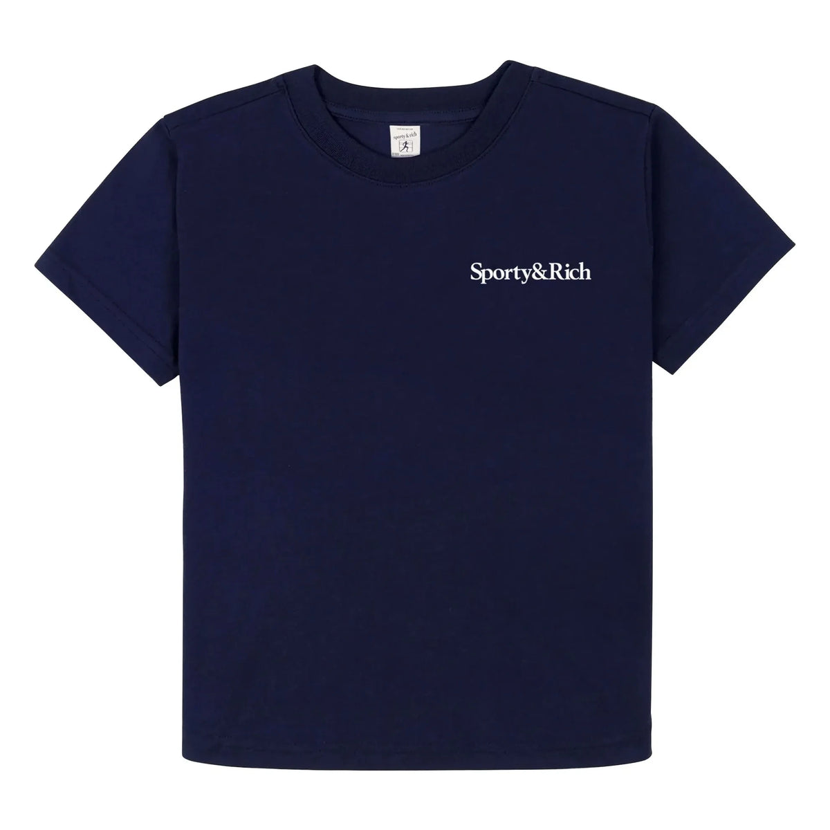 Sporty & Rich - Tennis T-Shirt Recycled Cotton | Navy