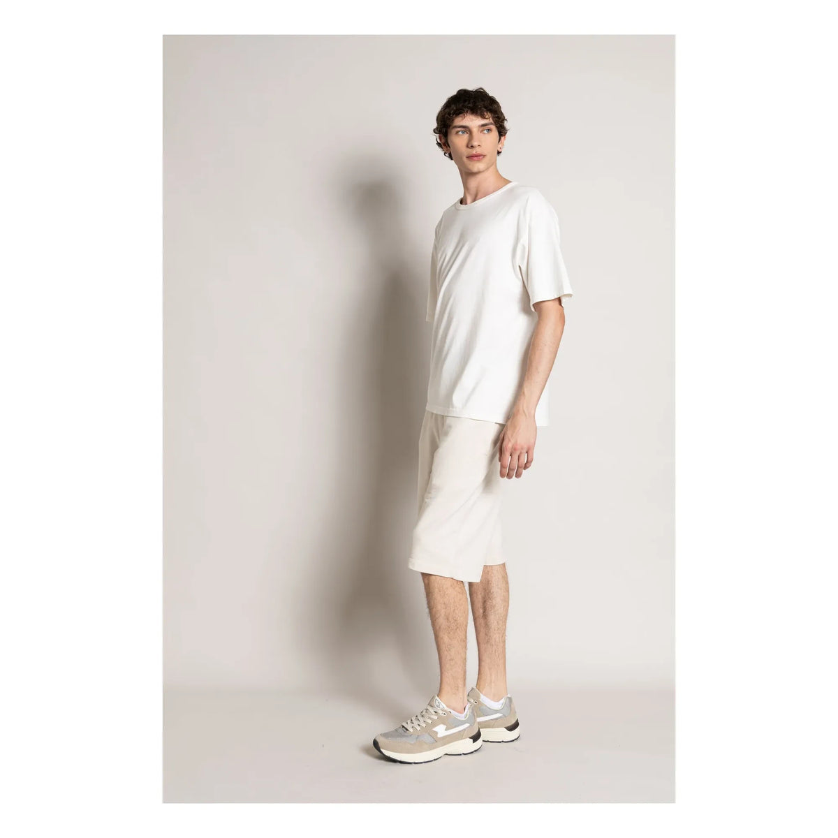 Smallable Man - Aron Organic Cotton Shorts | Oatmeal