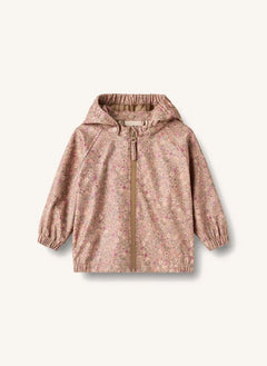 Wheat - Chardy Floral Print Waterproof Windbreaker, Made from Recycled Fibers | Pink