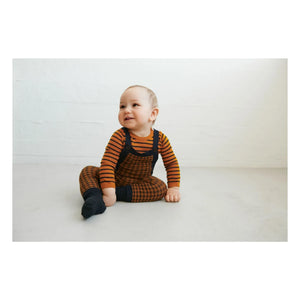FUB - Merino Wool Herringbone Romper | Navy