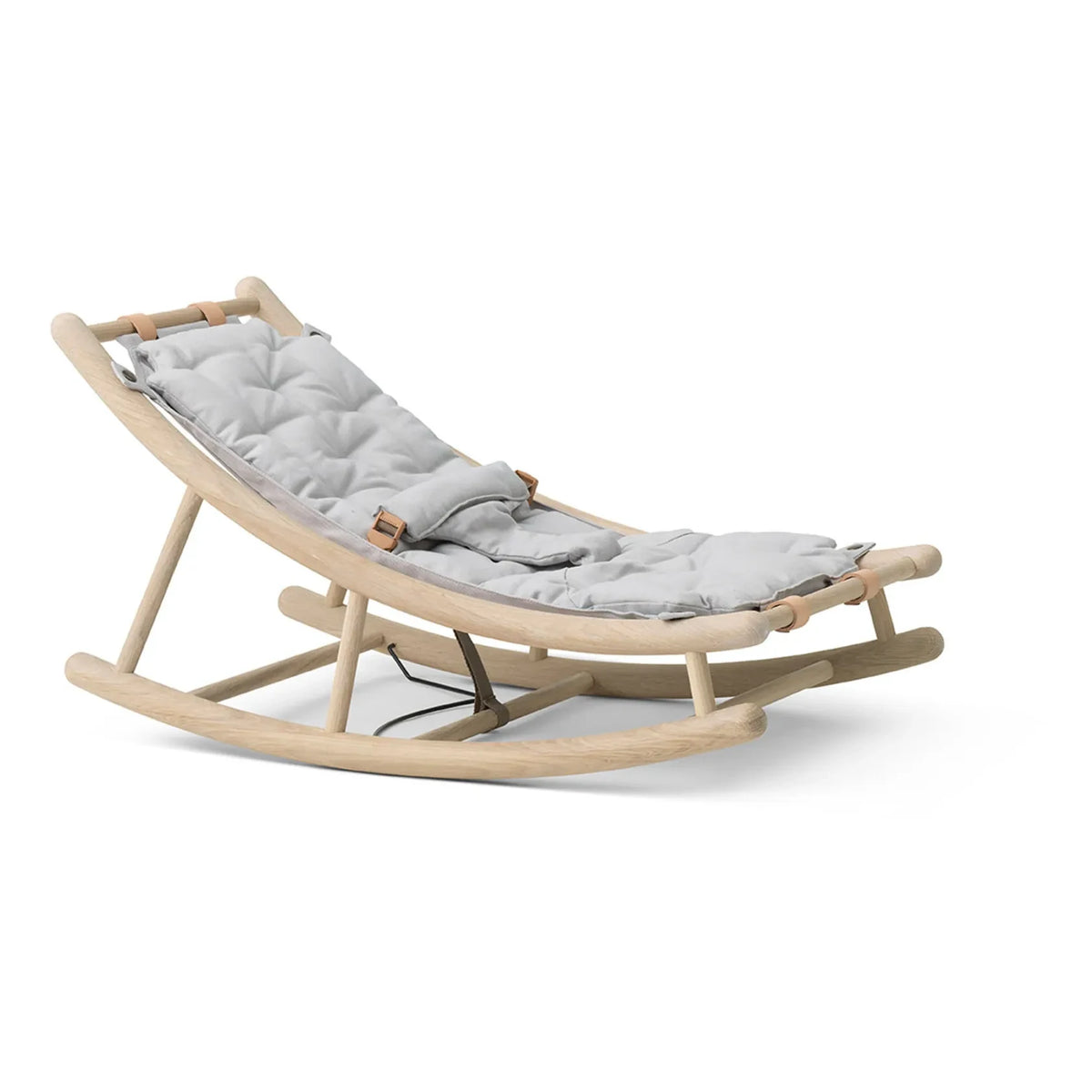 Oliver Furniture - Oak Baby and Toddler Rocking Chair | Gray