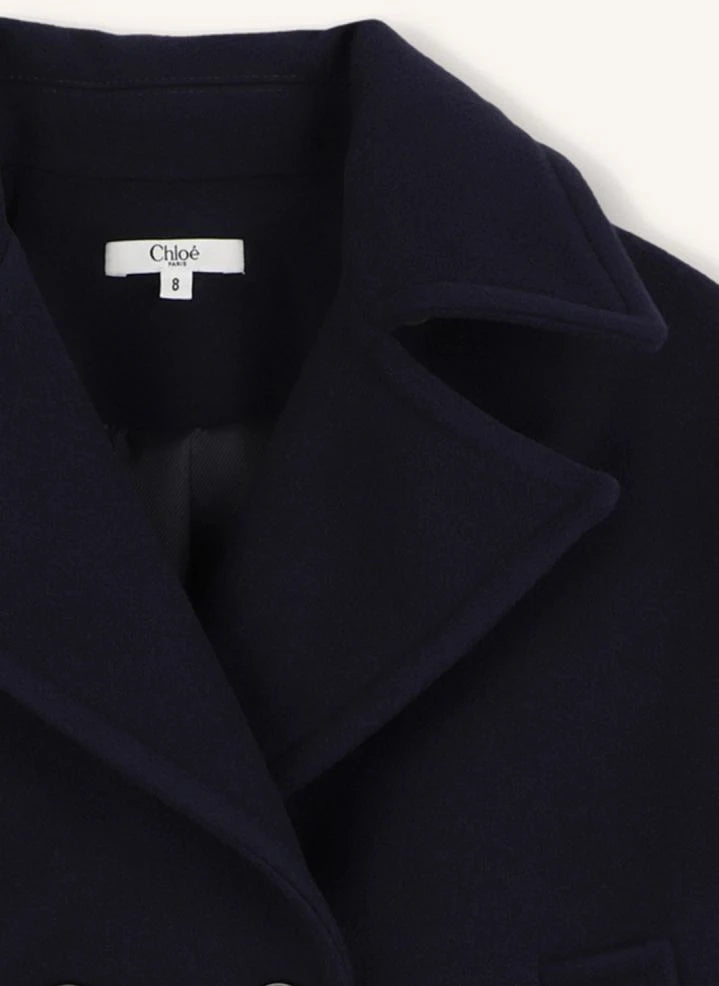 Chloé - Wool Coat | Dark Blue