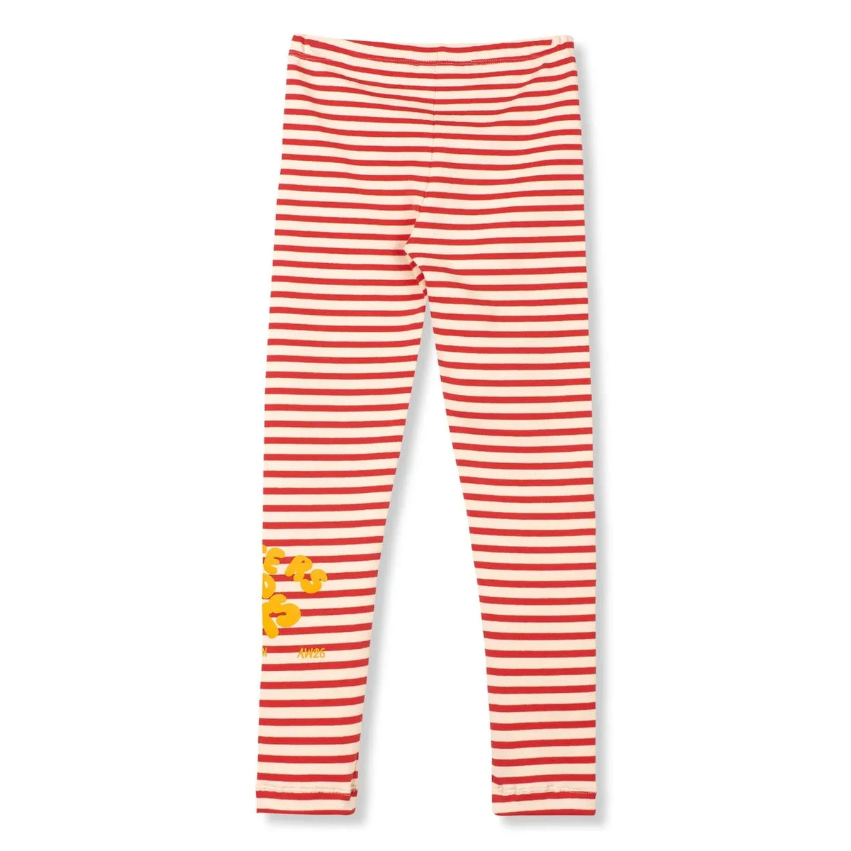 Wynken - Striped Leggings | Red