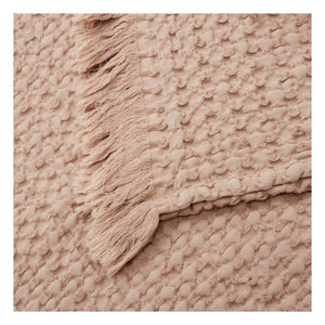Haomy - Tempo Cotton Blanket | Beige pink