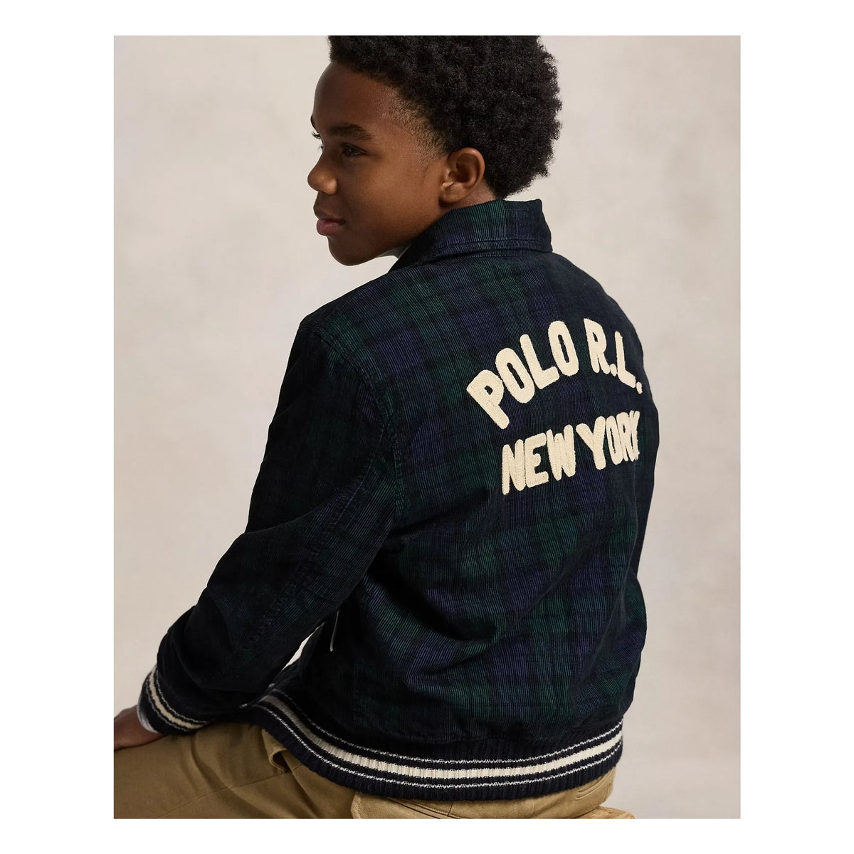 Ralph Lauren - Bomber Ekose | Lacivert