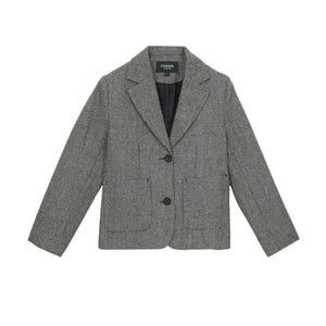 Finger in the nose - Welly Houndstooth Jacket | Black