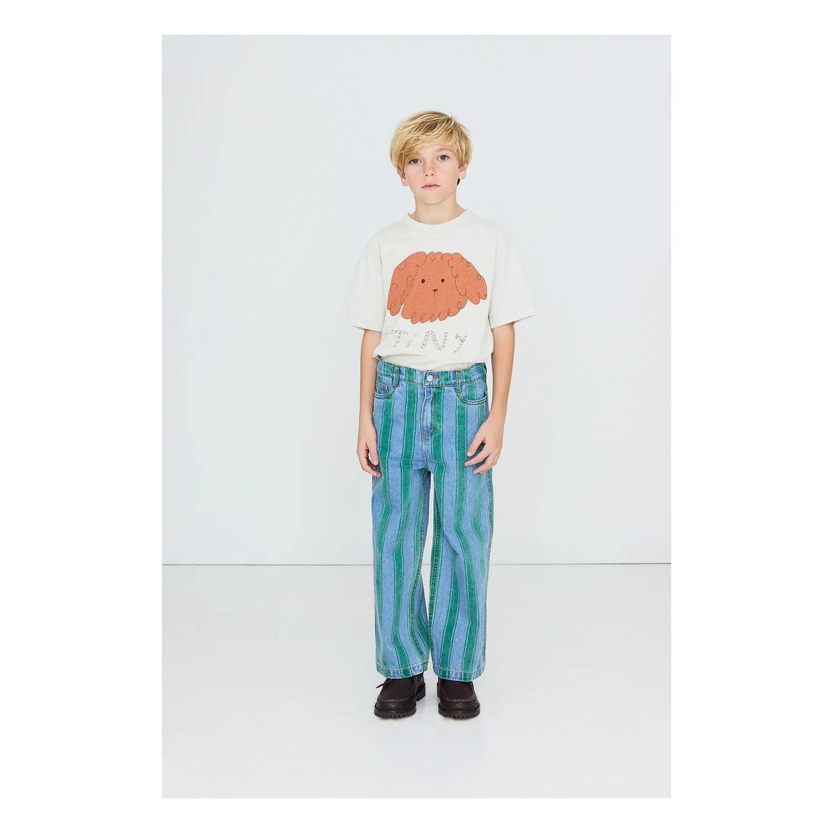 Tinycottons - Striped Denim | Green