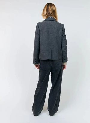 Lollys Laundry - Antonella Wool Blazer | Grey