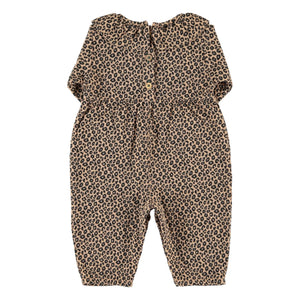 Piupiuchick - Leopard Jumpsuit | Brown