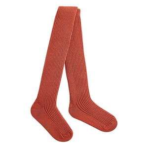 Bonpoint - Thomina Ribbed Tights | Russet