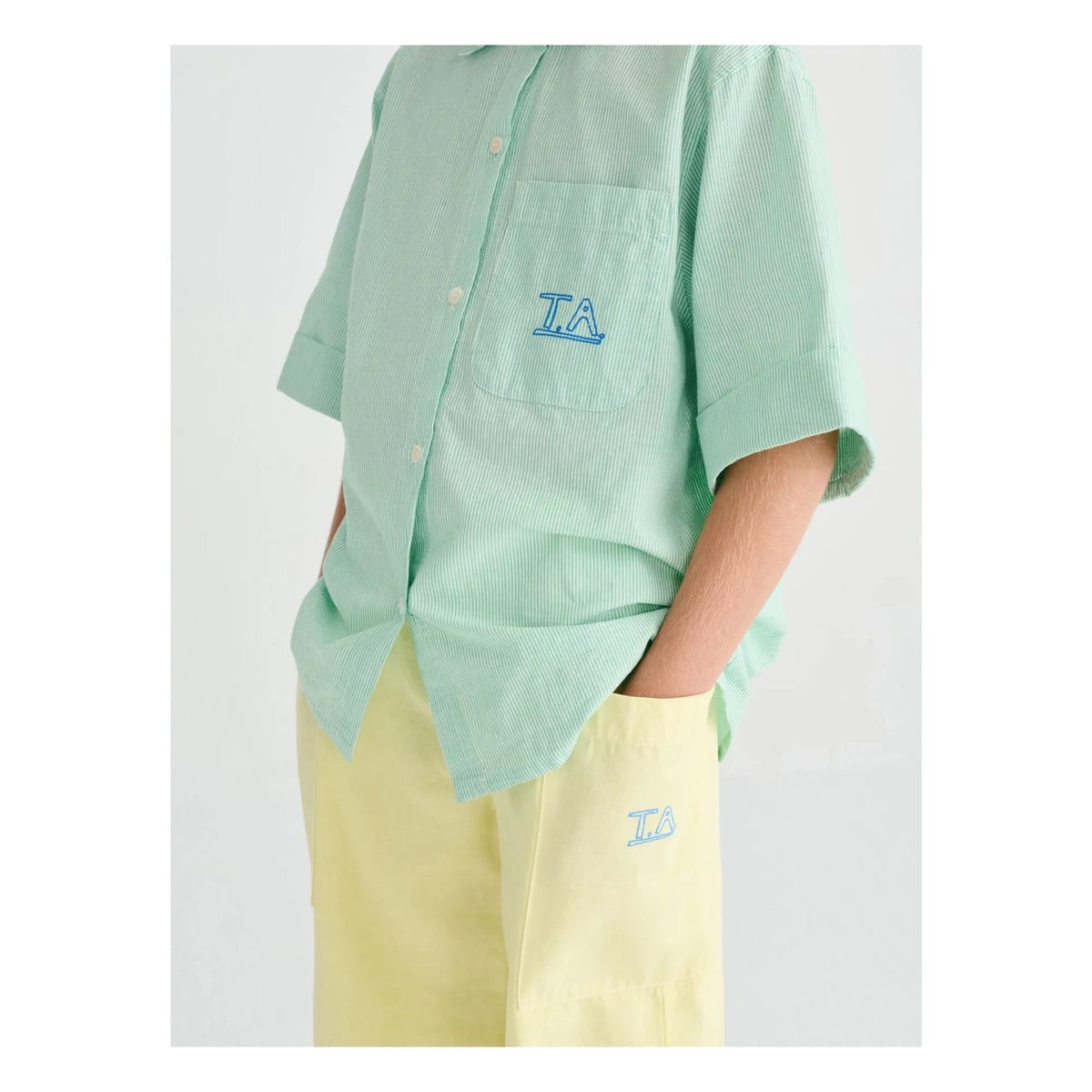 True Artist - Striped Shirt No.6 | Green