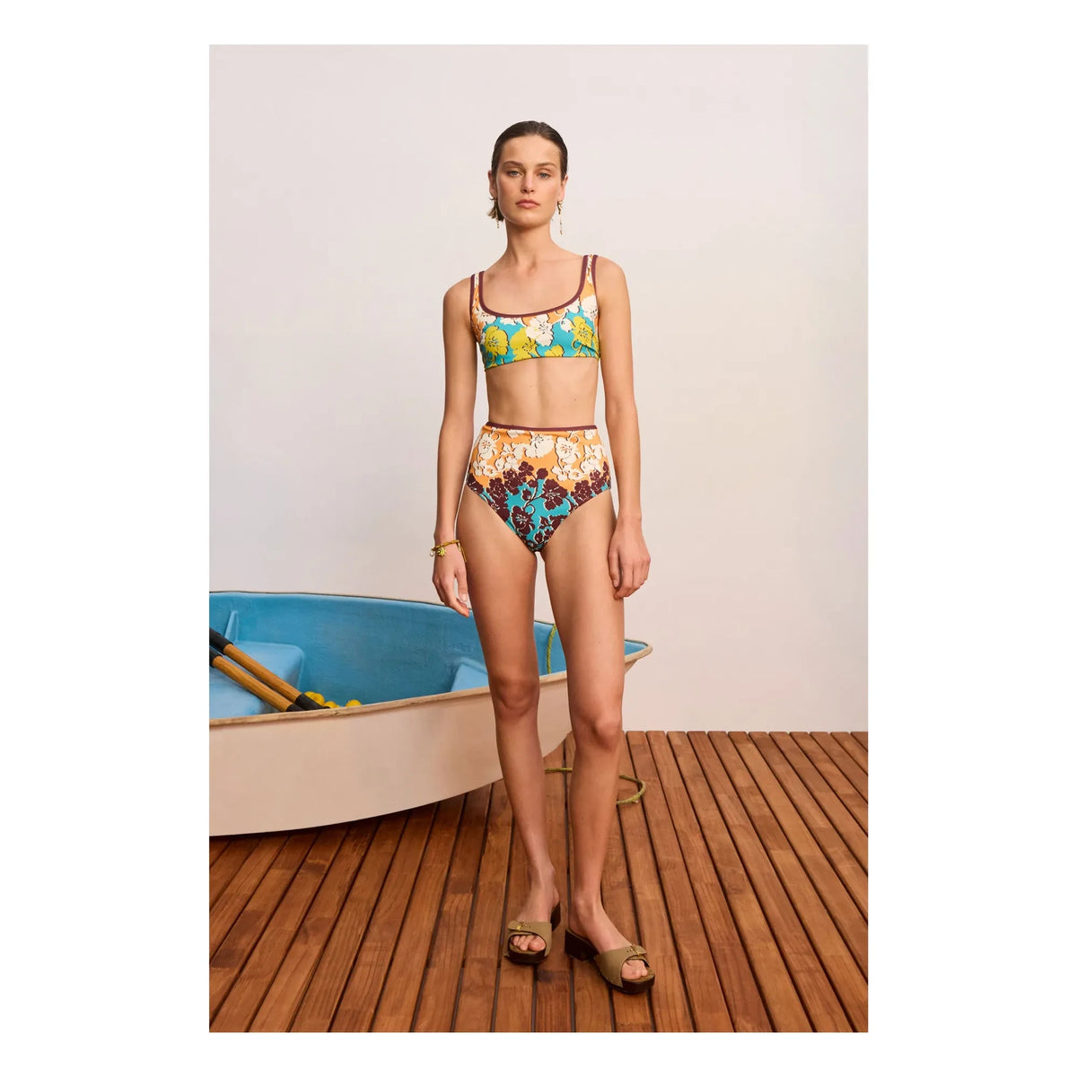 Alémais - Splice swimsuit bottom | Yellow